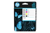 Druckerzubehör - Tinte & Toner - HP 903 / 6ZC73AE 4-Pack (Black Yellow Cyan Magenta) Ink - 6ZC73AE