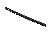 Kabelkanal / Kabelschlauch - InLine Cable Gland / Spiral Wrapping Band 10m black 10mm - 59946L