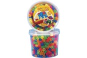 Kreativ-Spiele - Hama Ironing beads Maxi in Tub-Neonmix 600 pcs - 8572