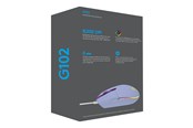 Maus - Logitech G102 LIGHTSYNC - Lilac - Gaming Maus (Lila mit RGB) - 910-005854