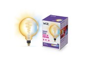 Smart-Home - WiZ Tunable G200 E27 Amber Smart Filament Globe Bul - Dimmable warm-to-cold White LED - 929003018101