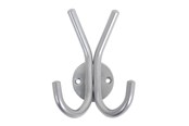 Halterungen & Scharniere  - Home>it Hat hook double A10 - satin - 10055