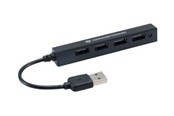 USB-Hubs - HUBBIES HUBBIES05B USB-Hubs - 4 - Schwarz - HUBBIES05B