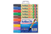 Utensilien zum Schreiben und Zeichnen - Artline EK70/10W Permanent ass farver - 10 pcs - EK70/10W