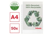 Taschen, Umschläge und Register - Esselte Premium Prospekthülle 100% recycelt A4 - 627501