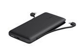 Powerbank (Akku) - Belkin 10K PD Power Bank with Integrated Cables - 10000 mAh - BPB006BTBLK
