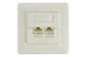 Netzwerkzubehör - Deltaco Unshielded wall RJ45 plug - VR-127