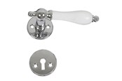 Halterungen & Scharniere - Home>it Shiny door handle – white grip - 13388