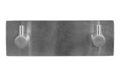 Halterungen & Scharniere  - Home>it Coat rack stud with 2 pegs - stainless steel - 13432