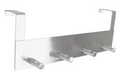 Halterungen & Scharniere  - Home>it Coat rack for door 4 pegs - stainless steel - 13562