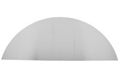 Küchenzubehör - Home>it Kitchen splash plate curved 800 x 400mm - stainless steel - 13902