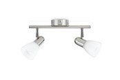 Lampen - Philips burlap bar/tube nickel 2x40W 230V - 915005219401