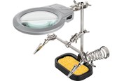 Haus & Garten - Fixpoint Third hand’ soldering support with magnifier and h - 4040849512261