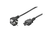 Stromkabel (Intern) - Pro Stromkabel C5 (Mickey Mouse) - Schwarz - 90° - 3m - PC-C5B-3M-B