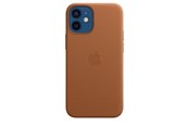 Handys - Cover & Cases - Apple iPhone 12 mini Leather Case with MagSafe - Saddle Brown - MHK93ZM/A