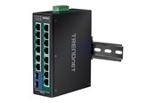 Switches - TRENDnet TI-PG162 - Industrial - switch - 16 ports - unmanaged - TI-PG162