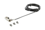 Systemzubehör - StarTech.com 6' (2m) 3-in-1 Universal Laptop Cable Lock - 4-Digit Combination Security Lock for K-Slot Nano & Wedge Slot Desktop/Laptop security cable lock - LTULOCK4D