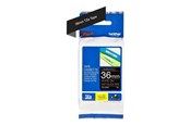 Papier, Fotopapier und Etiketten - Brother TZe M365 - white print on matte black - Roll (3.6 cm x 8 m) - TZeM365