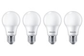 LED-Birnen - Philips LED-Lampe Standard 8W/827 (60W) Frosted 4-pack E27 - 929002306204