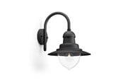Lampen - Philips Raindrop wall lantern black 1x60W 230V| No bulb Ha - 915005693601