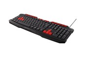 Tastaturen - Deltaco GAMING - Gaming Tastaturen - Englisch (UK) - Schwarz - GAM-024UK