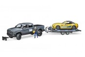 Spielzeugauto - Bruder Dodge Ram 2500 Power Wagon and Roadster - 02504