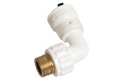 Alu pex Systeme - Henco bent 90° male iron adapter 26x3/4 - 5SK-2605