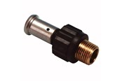 Alu pex Systeme - Henco straight male iron adapter 40 mm x 1 - 17PK-4006-N
