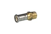 Alu pex Systeme - Henco straight male adapter 20 mm x 12 cusi - 17P-2004-CS
