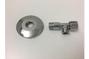 Armaturen - Megatherm Unite stop valve 12 x 12 with 77 mm rosette short version - 744388804