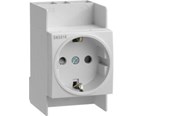 Komponenten für Schaltkästen und Schränke - Hager Outlet schuko for din rail - SNS016