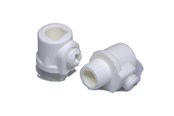 Zubehör (Halterungen, Steckdosen etc.) - Teknisk Belysnings Industri Cord grip m10u male thread white - 1820707
