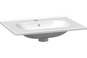 Bathroom furniture - Dansani kantate porcelain washbasin 61 cm white *DEMO* - 531906003