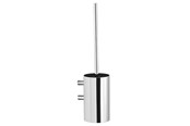 Badezimmerzubehör - Pressalit Toilet brush for wall mounting, w/bowl, polished stainless steel - Q10850