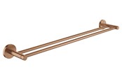 Badezimmerzubehör - Grohe Essentials, Doppel-Badetuchhalter, warm sunset gebürstet - 40802DL1