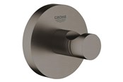Badezimmerzubehör - Grohe Essentials, Bademantelhaken, hard graphite gebürstet - 40364AL1