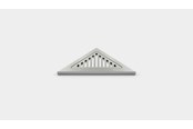 Badezimmerzubehör - Unidrain ClassicLine Column soap shelf, corner - 2850.0202