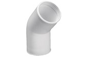 Ersatzteile & Zubehör - Purus angle 45° 32 mm white pp/tpe - 752011-032
