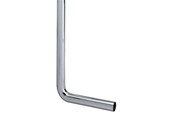 Ersatzteile & Zubehör - Megatherm Drain pipe 90° 32 x 130 x 250 mm chrome - 750221010