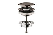 Ersatzteile & Zubehör - Grohe Ablaufgarnitur mit Druckstopfen, hard graphite - 65807A00