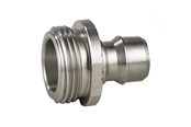 Schläuche, Kupplungen, Armaturen und Zubehör - Nito 3/4" stainless steel nipple with 3/4" male bsp - 64611A3