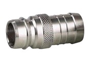 Schläuche, Kupplungen, Armaturen und Zubehör - Nito 3/4" stainless steel nipple with 3/4" hose tail - 64600A3