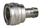 Schläuche, Kupplungen, Armaturen und Zubehör - Nito 1/2" stainless steel coupler with 1/2" hose tail - 5450SA3