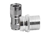 Schläuche, Kupplungen, Armaturen und Zubehör - Nito 3/4" coupling set with 3/4" coupler and 3/4" hose tail - 63506A3