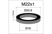 Schläuche, Kupplungen, Armaturen und Zubehör - Neoperl washer m22 x 1 - 55121110002