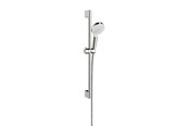 Dusch- und Montagezubehör - Hansgrohe crometta vario shower set 0.65 m white/chrome - 26532400