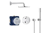 Mischbatterien und Armaturen - Grohe Grohtherm, Duschsystem Unterputz mit Rainshower Cosmopolitan 210, chrom - 34732000