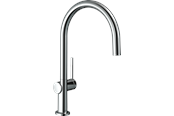 Mischbatterien und Armaturen - Hansgrohe talis m54 single lever kitchen mixer 220 1jet chr - 72804000