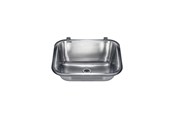 Waschbecken - Juvel Intra juvel vk44 stainless steel utility sink wall hung with - VK44PK