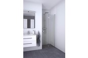 Duschabtrennungen, Duschkabinen und Zubehör - Dansani match bifold hinged door 79-81 cm satin/clear - B81-01